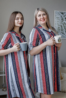 2177-1 Халат АГАПЭ , Мульти Полоса